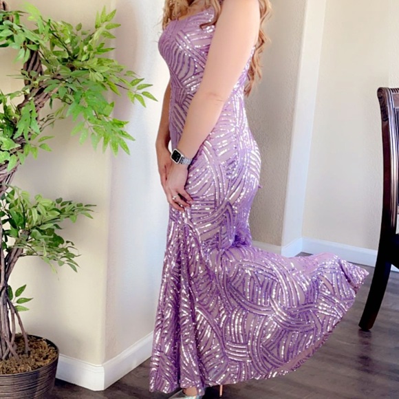 Purple Morgan & Co. size 5 party dress - Picture 2 of 2